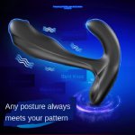 Remote Control Finger Peristaltic Male Prostate Massager Anal Toy 7 Speed Dildo Locking Butt Plug Vibrator Gay Sex Toys For Men