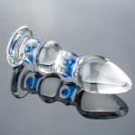 Glass Anal Plug Big Crystal Anal Expansion Butt Plug Prostate Massage Glass Dildo For Men Female Masturbation Sex Toys For Woman