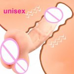 Penis Enlarger Sleeve with Pussy  Real Vagina for Man Masturbator Dildo for Couples Gay Women Masturbators Adult Toys Sex Toy