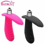 Ikoky, IKOKY 10 Speed Anal Plug Clitoris Stimulate Wearable Dildo Vibrator Female Masturbation G Spot Massager Adult Sex Toys for Women