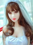 158cm Sex doll, silicone/tpe material, metal frame, real touch, golden ratio body, full bust, granular vaginal design