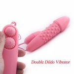 Mini Bullet Vibrator Sex Toys for Woman Double Dildo Vibrating Egg G-spot Vaginal Clitoris Stimulator Maturbator Vaginal Ball