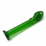 Glass Anal Plug Dildos Massager Anal Crystal Anal Masturbation Adult for Women Men Gay 17cm * 3.5cm Green Red Palette 170 * 35mm