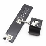 Erotic Hand And Handcuffs Adult Supplies Toy Hand And Foot Buckle Flirting Bondage With Lock Leather
