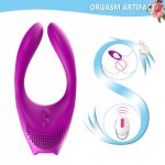 G Spot Penis Vibrator Wireless Multifunctional Clit Stimulator with 12 Powerful Vibrations for Men or Couple