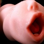 Vagina Pocket Pussy Deep Throat Tongue Suck Sex Toys for Men Adult Sex Toys Male Masturbator Realistic Aritificial Silicone