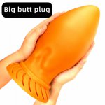 Super Big Butt Plugs Prostata Massage Silicone Huge Anal Balls Thick Anal Plug Anus Expander Soft Adult Anal Toys For Women Men