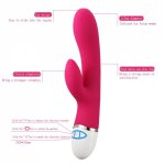 G Spot Rabbit Vibrator Adult Sex Toys Clit Stimulation Waterproof Personal Dildo Vibrator Quiet Sex Toys for Women Rechargeable