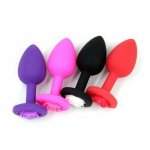 Silicone Butt Plug Anal Plug Unisex Sex Stopper Adult Toys for Men/Women Anal Trainer for Couples