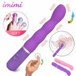 G spot AV Stick Clitoris Stimulator Vibrators Pussy Masturbator for Women Realistic Dildo Silicone Female   Adults Sex Shop Toys
