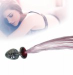 Ins, 2018 HOT Stainless steel Wig Tail Butt Anal Plug Sexy Romance Sex Insert Stopper Funny Adult Gift Sex Toy L96