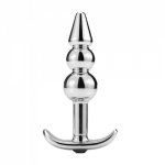 plug anal metal toy Aluminum Alloy  anal plug sex toys for men Anal Butt Plugs Anal Vagina Trainer Toys With Jewel Base w326