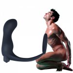Silicone Waterproof G Point Stimulate Prostate Massager Anal Vibrator Sex Toys