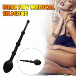 Sexy Beads Vagina Plug Play Pull Ring Ball Silicone Butt Anal Sex Toys L0924