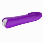10 Speed Finger Silicone Vibrator G-spot Clitoral Vagina Nipple Massager Pocket Vibration Full Body Adult Sexy Toy for Women 1pc
