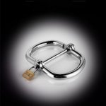 Bdsm Bondage Stainless Steel Handcuffs Restraint Tools with Lock for Men Women Adults Games Fetish Chastity Wrist Cuff Sex Toys
