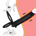 Realistic Penis Cock Extender Buttplug Big Dildo Anal Plug Butt Plug Beads Strap On Dildos Toys For Woman Men Couple Masturbator