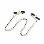 Metal Nipple Clamps with Long Beads Chain Breast Clip S&M Bdsm Bondage Sex Toy for Couples Women Sex Shop Fetish Wear Erotic Toy