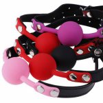 Mouth Stuffed Mouth Ball Bondage Silicone Ball Open Mouth Gag Sex BDSM Bondage Fetish Mouth Restraints Adult Games