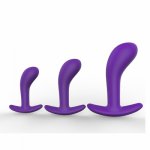Soft Silicone Anal Butt Plug Vaginal G-spot Stimulation Vibrator Backyard Bead Masturbation Anal Dildo Sex Toys for Women