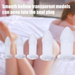 Ins, Hollow Anal Plug for Women Men Gay Soft Butt Plug Prostate Massager Silicone Male Penis Dildo Insert Design Sex Toys