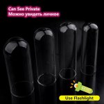 Cylindrical glass anal plug Transparent crystal butt plug Hollow dildo Intimate Goods Glass fake cook Prostate Massager Sex shop