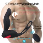 Sexual toy adult male remote control prostate massager adult anal vibrator dildo anus masturbator vibrating anal plug butt plug
