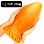 Extra-large Dinosaur Egg Anal Plug for Female Silicone Soft Shape Dildo for Anal Women Masturbator Sex Toys