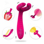 G-spot 3 Motors Dildo Vibrator Sex Toys for Women Men Adult Couples Anal Vagina Double Penetration Clitoris Penis Stimulator Toy