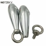 Zerosky, Stainless Steel Anal Plug Proatate Msaager Butt-plug Massager G-spot Vaginal Stimulation Sex Adult Toy for Woman Man Zerosky