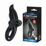10 Speed Vibrating Penis Ring with Tongue Male Cock Ring & Clitoral G-Spot Vibrators Clitoris Stimulators Powerful Sex Toys