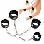 Sex Restraint Set Handcuffs Anklet Shackles BDSM Bondage Gear Sex Toys for Adult Game Hand Wrist Cuffs SM Products for Women Men
