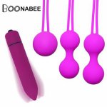 Medical Silicone Smart Ball Bullet Vibrators for Women Vagina Tighten Shrinking Ball Safe Jump Sex Eggs Toys for Adults