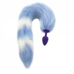 Fox, Silicone Anal Plug Fox Tail Plug Butt Plug Anal Sex Toys for Woman Adult Games Sex Products for Couples Anal Masturbator