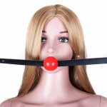 42mm Open Mouth Ball Gag BDSM Slave Fetish Adult Game Female Erotic Sex Toys Bed Bondage Restraints Sex Products for Couples