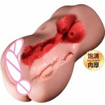 1.25kg Masturbator Adult Sex Toys Super Real Pussy Vagina and Anal Penis Trainer Adult Products Sex Doll Shop