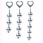 Sex Toys Anal Beads Metal Anal Plug Expansion Anal Beads Heart-shaped  Sex Toys