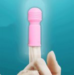 tiny Trinity Finger Clit Vibe clitoris Massager G Spot anal vibrator waterproof cleeve masturbation Vibrating Sex Toys For women