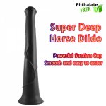 43x7.6cm Black Big Horse Dildo Realistic Sex Toys Stimulate Massage Vaginal Masturbation Suction Cup Large Dildo Penis for Women