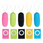 1Pc Remote Control Vibrating Egg Wireless MP3 Vibrators Waterproof Women Portable Body Massager Sex Adult Toys Products Dropship