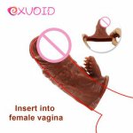 EXVOID Cocks Extender Penig Ring Big Penis Sleeve G-spot Massager Sex Toys For Men Dildo Enlargement Reusable Silicone Condom