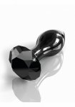 Pipedream Icicles - PLUG szklany przezroczysty kryształ czarny
