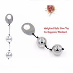 Stainless Steel Shrink Yin Balls Ben Wa Weighted Balls Vagina Excerciser Vaginal Tightening Pussy Training Balls Sex Products