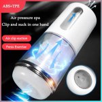 Newest Reusable Air Vacuum Male Masturbation Cup Soft Pussy Sex Toys Transparent Vagina Adult Penis Exercise Products Pocket Cup