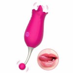 Female Sweet G-spot Stimulator Rose Shaped Electric Vibrator Device Vibrators For women Clitoris Massager Masturbation Sex Toy