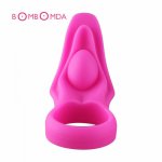 Silicone Cock Ring Penis Vibrator Vibrating Ring Penis Sleeve Penis Ring Time Delay Sex Toys For Men Male