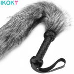 Fox Tail Whip Bdsm Bondage Hotwife Slave Adult Games Sex Toys For Couples Woman Erotic Spank Paddle Fetish Accessories Sex Shop