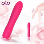 OLO Dildo Vibrator 5 Speed Clit Stimulator G Spot Magic Wand AV Stick Female Vagina Clitoris Massager Sex Toys for Women