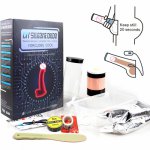 Ins, DIY penis casting kit liquid silicone clone dildo with heating function and detailed manufacturing system instructions