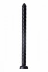 Prążkowany pręt analny wąż 51cm czarny | 100% dyskrecji | bezpieczne zakupy